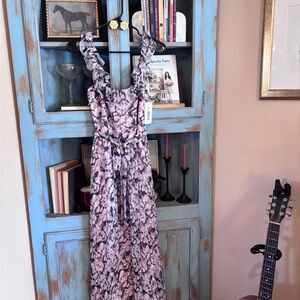 Dress nwt size 14 multi flower mikael aghal